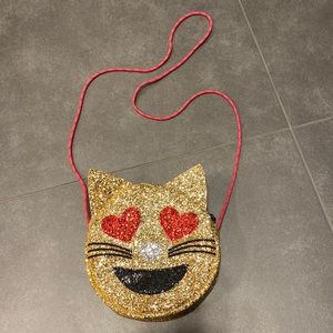 Crew Cuts kids glitter cat crossbody bag
